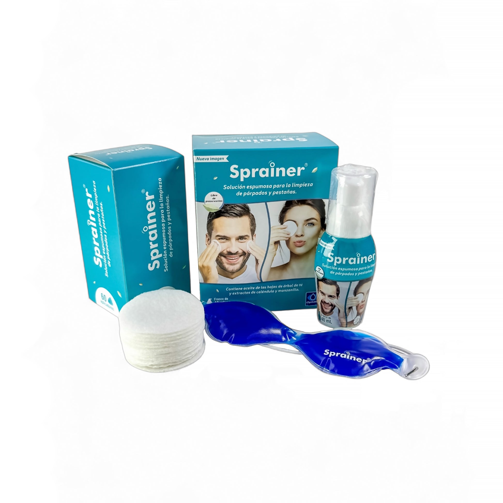 Sprainer - Solución espumosa para limpieza de párpados y pestañas